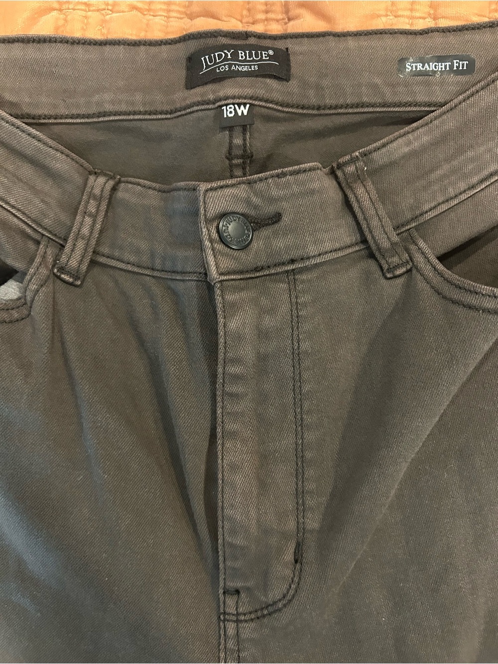 Judy Blue Men’s Straight Fit Dark Brown Jeans